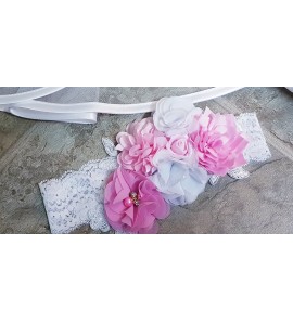 Galvajuostė su gėlėmis